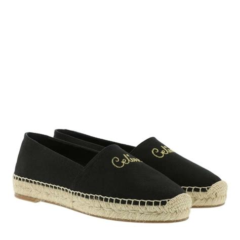 celine espadrilles 2015|Celine Taillat Canvas Espadrilles Black (Womens).